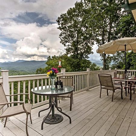 Secluded Mountain Home With Stunning Views And Deck! Брайсон-Сіті Екстер'єр фото