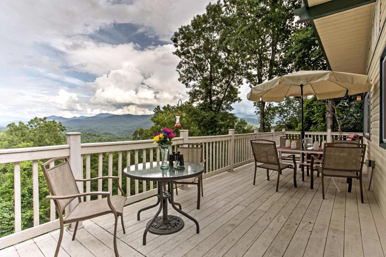 Secluded Mountain Home With Stunning Views And Deck! Брайсон-Сіті Екстер'єр фото